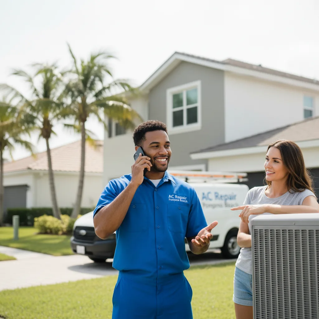 AC Repair Pompano Beach customer support in Leo